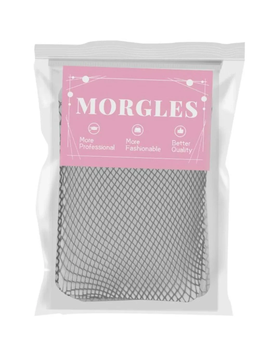 MORGLES 6PCS Wig Cap Non Slip, Black Mesh Net Wig Caps for Women Men, Weaving Ha
